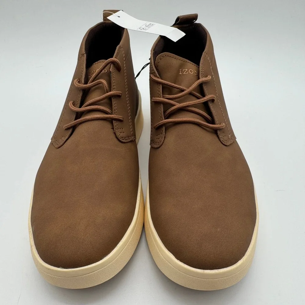 IZOD Palmer Brown Chukka Boots Men's Size 9‎ Memory Foam Casual Shoes